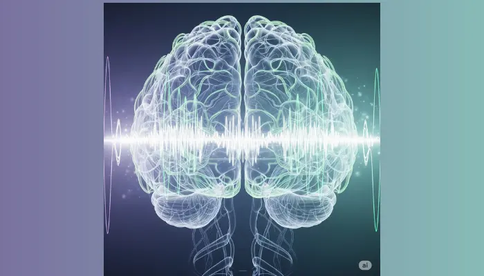 Sons Binaurais e Síntese Modular para Relaxar 2 Ilustração cerebral mostrando como os sons binaurais